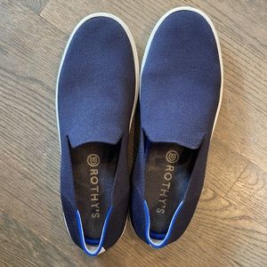 Rothy navy slip on sneakers